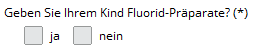 Frage Pflicht Ja Nein
