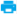 Blauer Drucker Symbol
