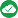 Wolke grün Haken Symbol