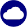 Wolke blau Symbol