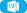 Textverarbeitung Symbol blau weiss